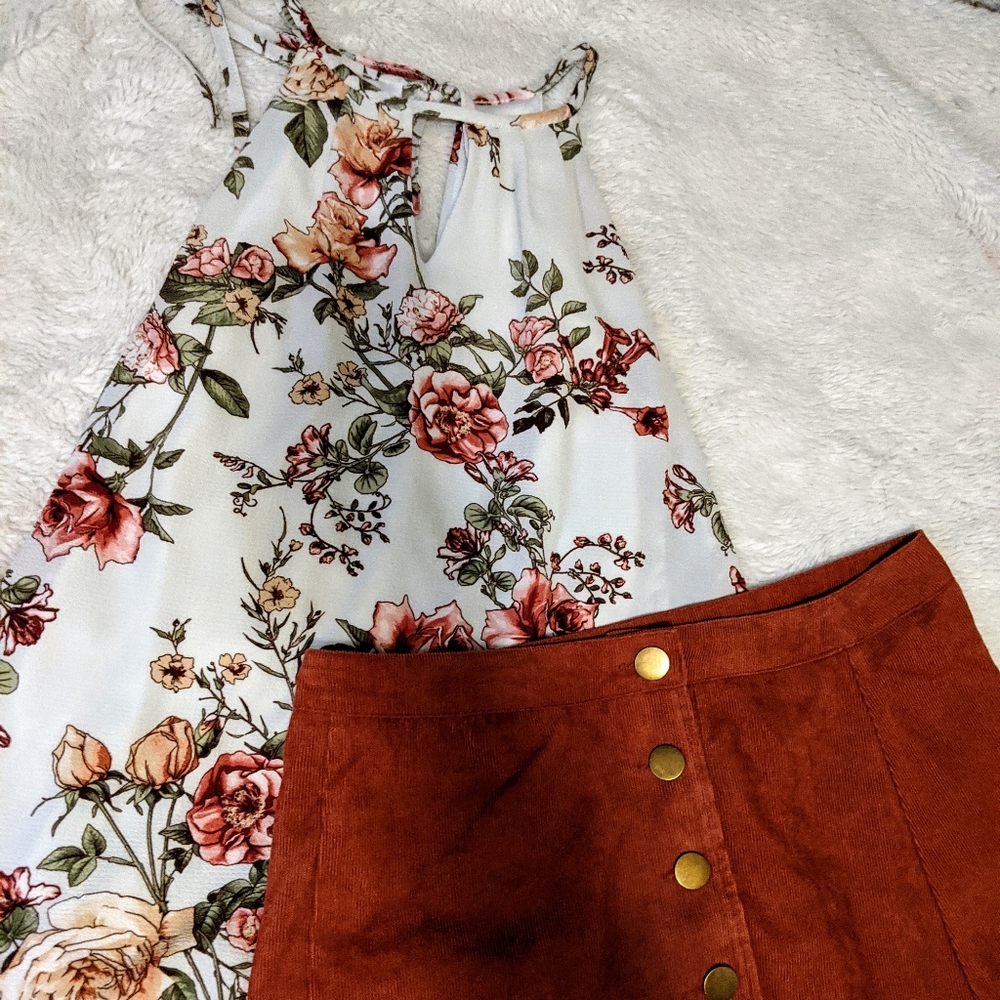 Francesca's Floral Top